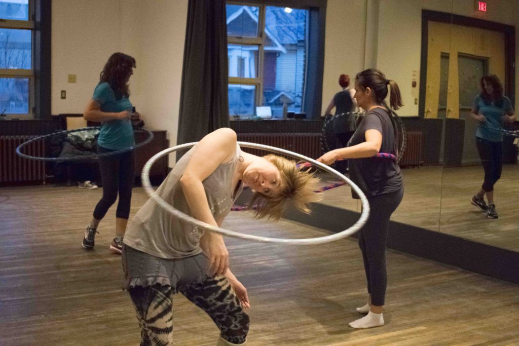 TORONTO, ON: 10/13/18 – In the last five minutes of class, students get to “free for all” and try whatever technique they want. The one-hour session is a full body workout for all ages.